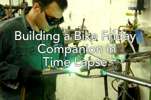 Building a Bike Friday Companion in Time Lapse